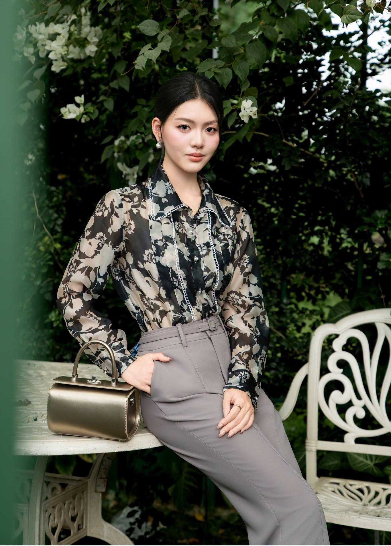 Xu hướng họa tiết thu đ&ocirc;ng gọi t&ecirc;n chấm bi, - Ảnh 4.