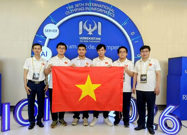 Thi Olympic tin học quốc tế 2026: Việt Nam nằm trong nhóm 8 quốc gia dẫn đầu - Ảnh 1.