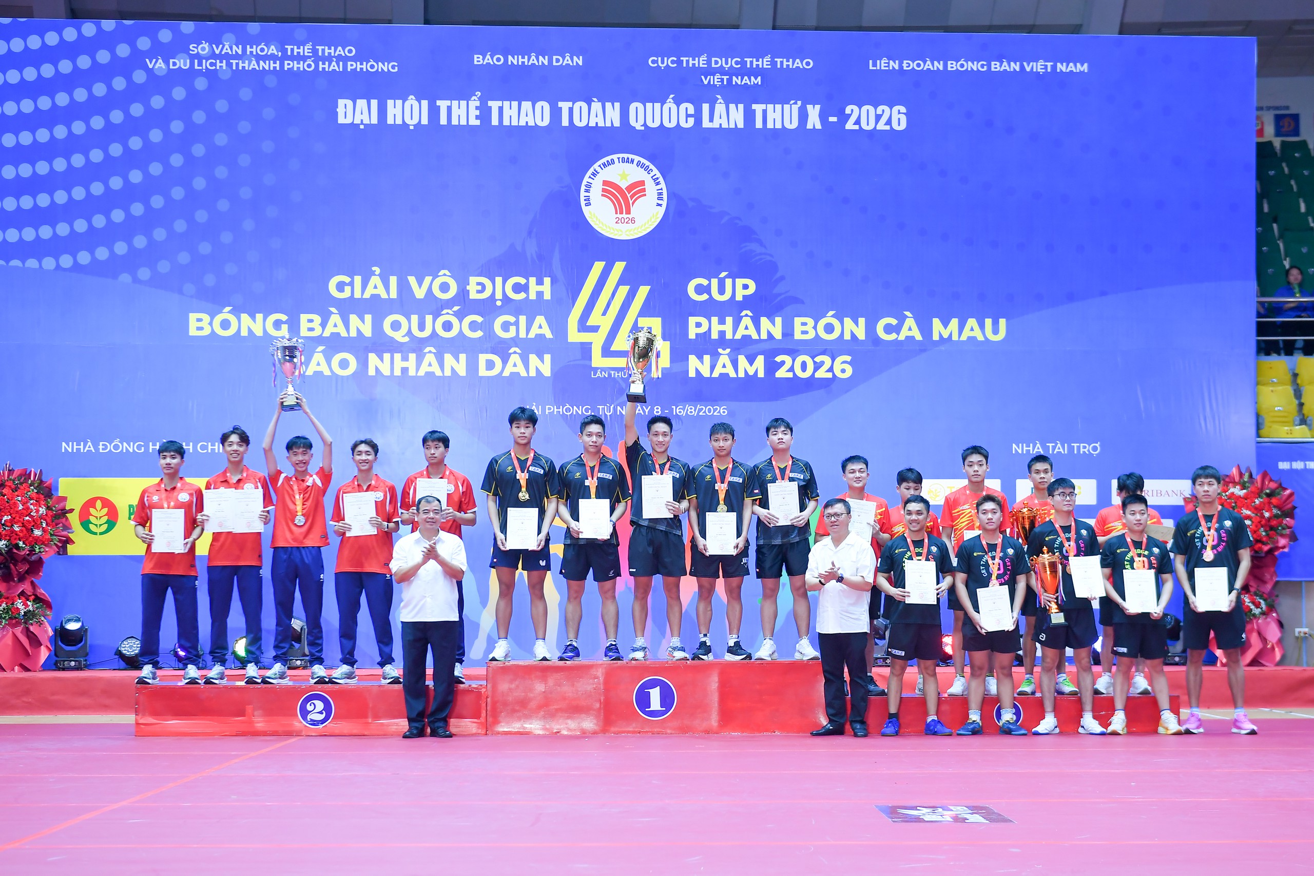 Đội Công an nhân dân nhất toàn đoàn giải vô địch bóng bàn quốc gia
- Ảnh 3.