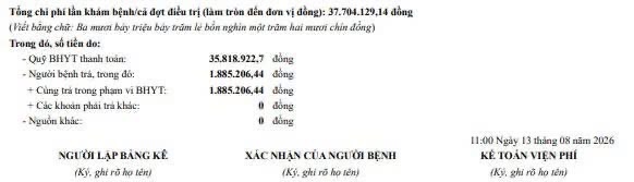 Điều trị ổn định ung thư di căn não với chi phí 1,8 triệu đồng - Ảnh 1.