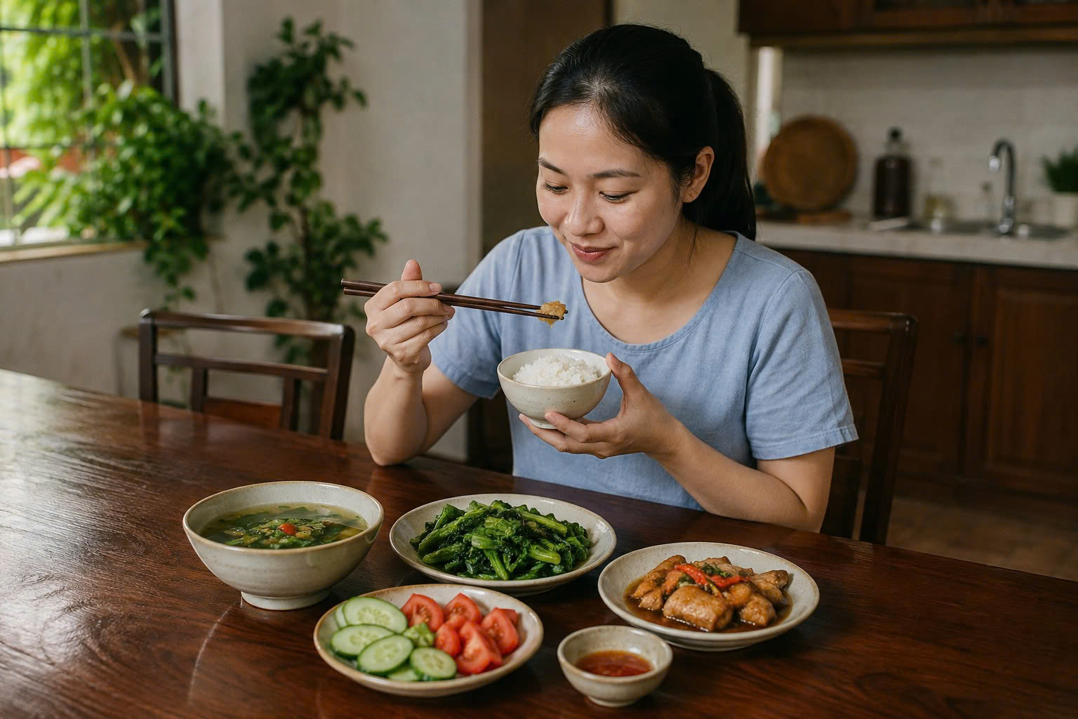 Thời điểm tốt nhất để ăn trưa giúp tăng cường trao đổi chất - Ảnh 1.