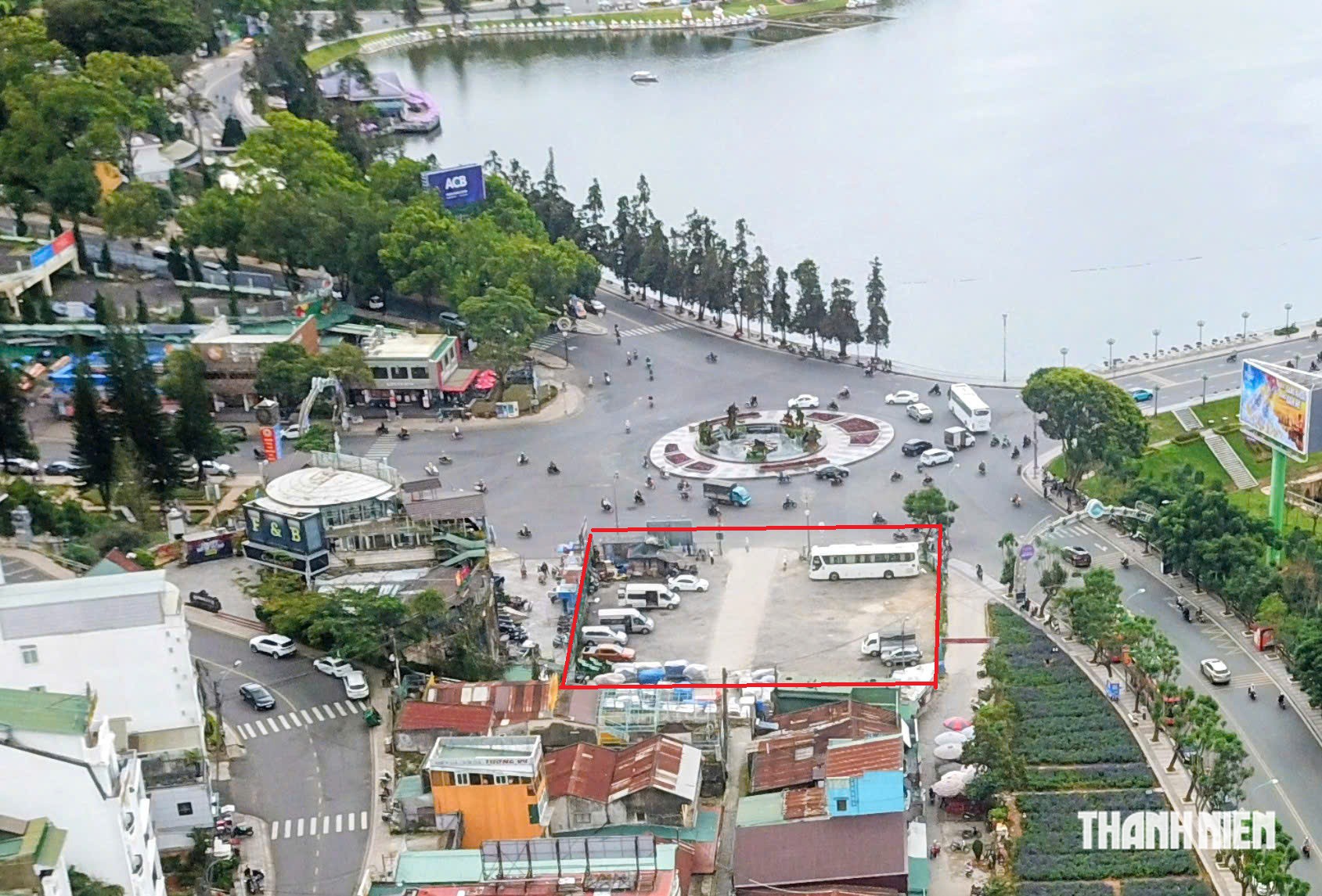 Khu đất vàng bên hồ Xuân Hương - Đà Lạt sắp thành bãi đậu xe tạm - Ảnh 5.