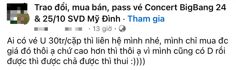 Fan chậm vài phút, vé concert đã tăng chóng mặt- Ảnh 7.