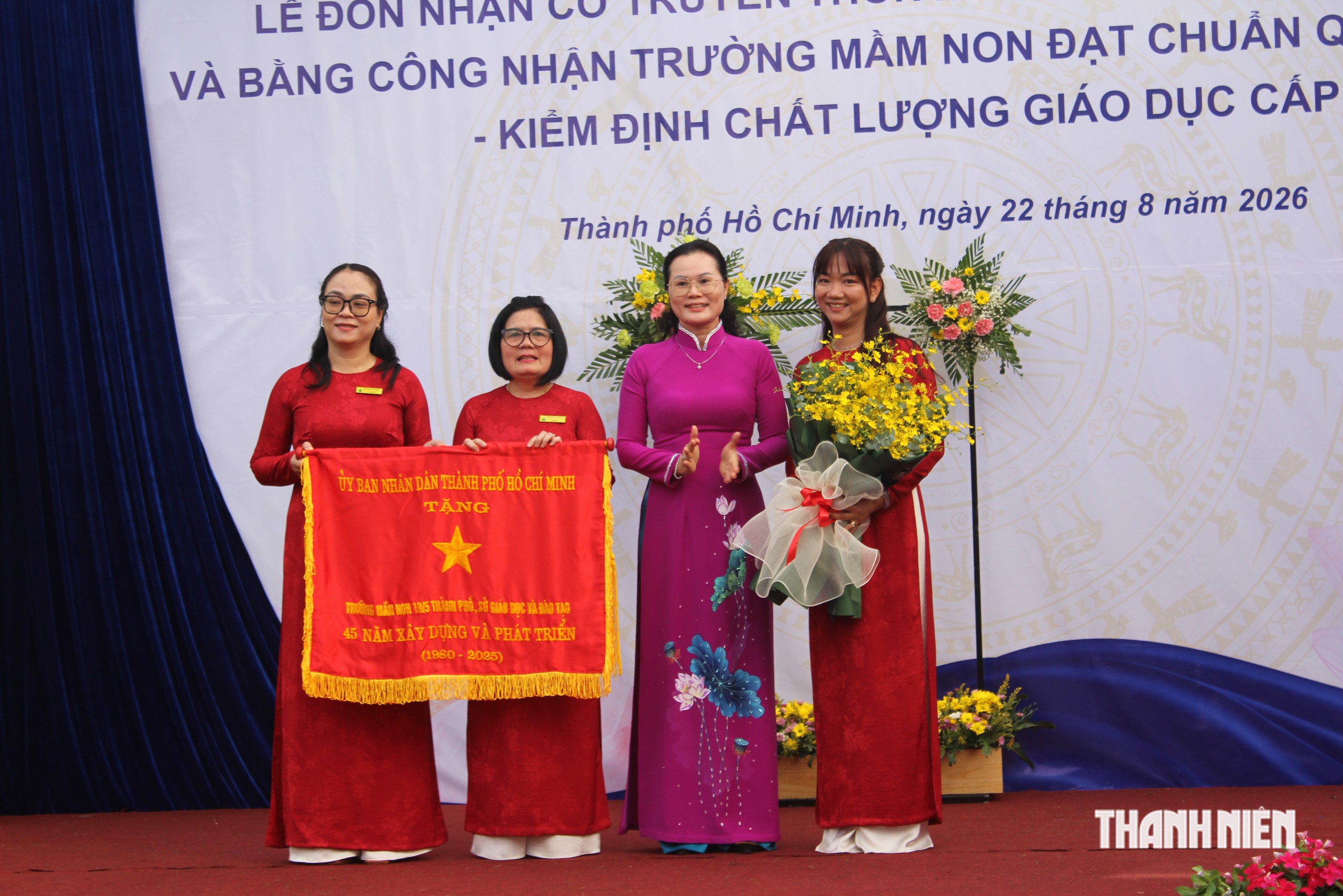 Trường mầm non 45 năm tuổi ở TP.HCM nhận tin vui - Ảnh 2.