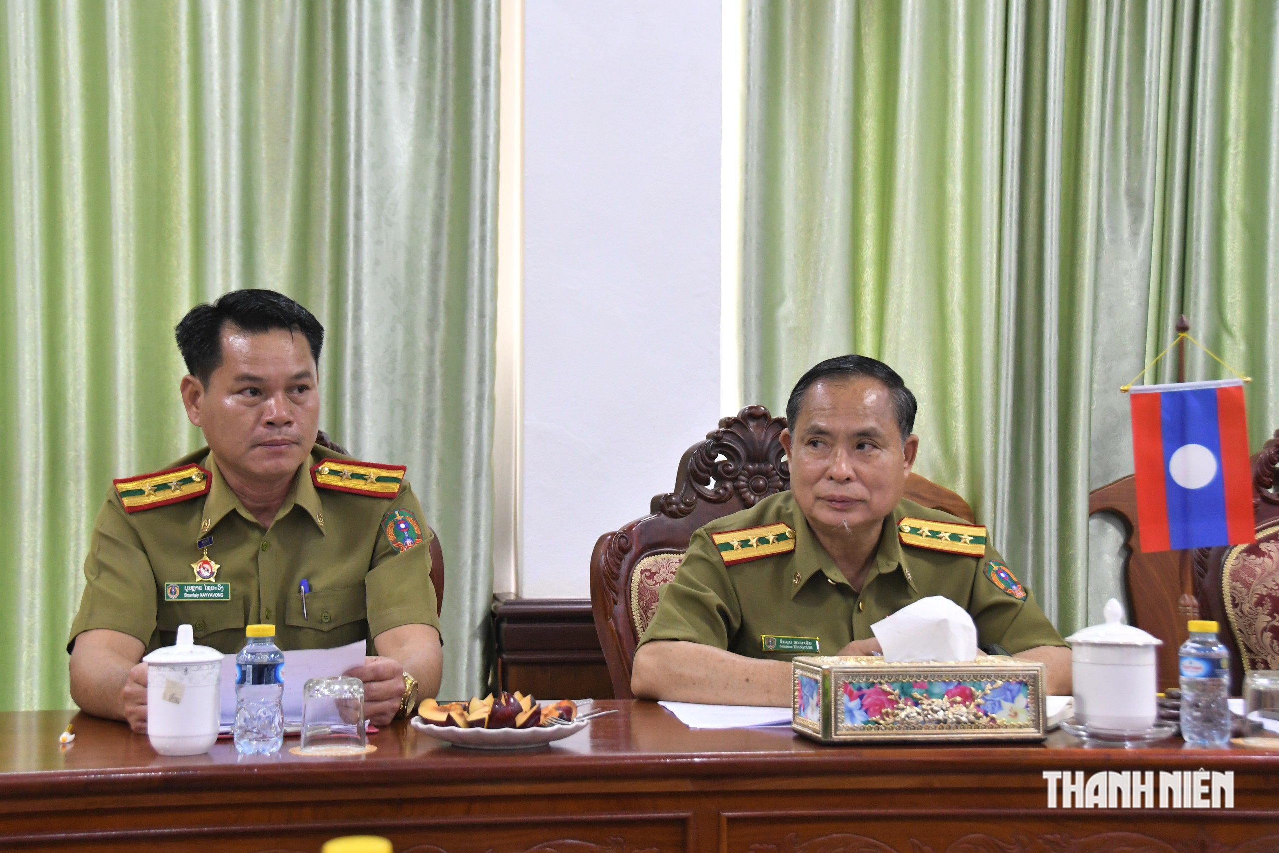 Thanh niên Việt – Lào chia sẻ cách hiệu quả trong giữ gìn an ninh, trật tự - Ảnh 3.