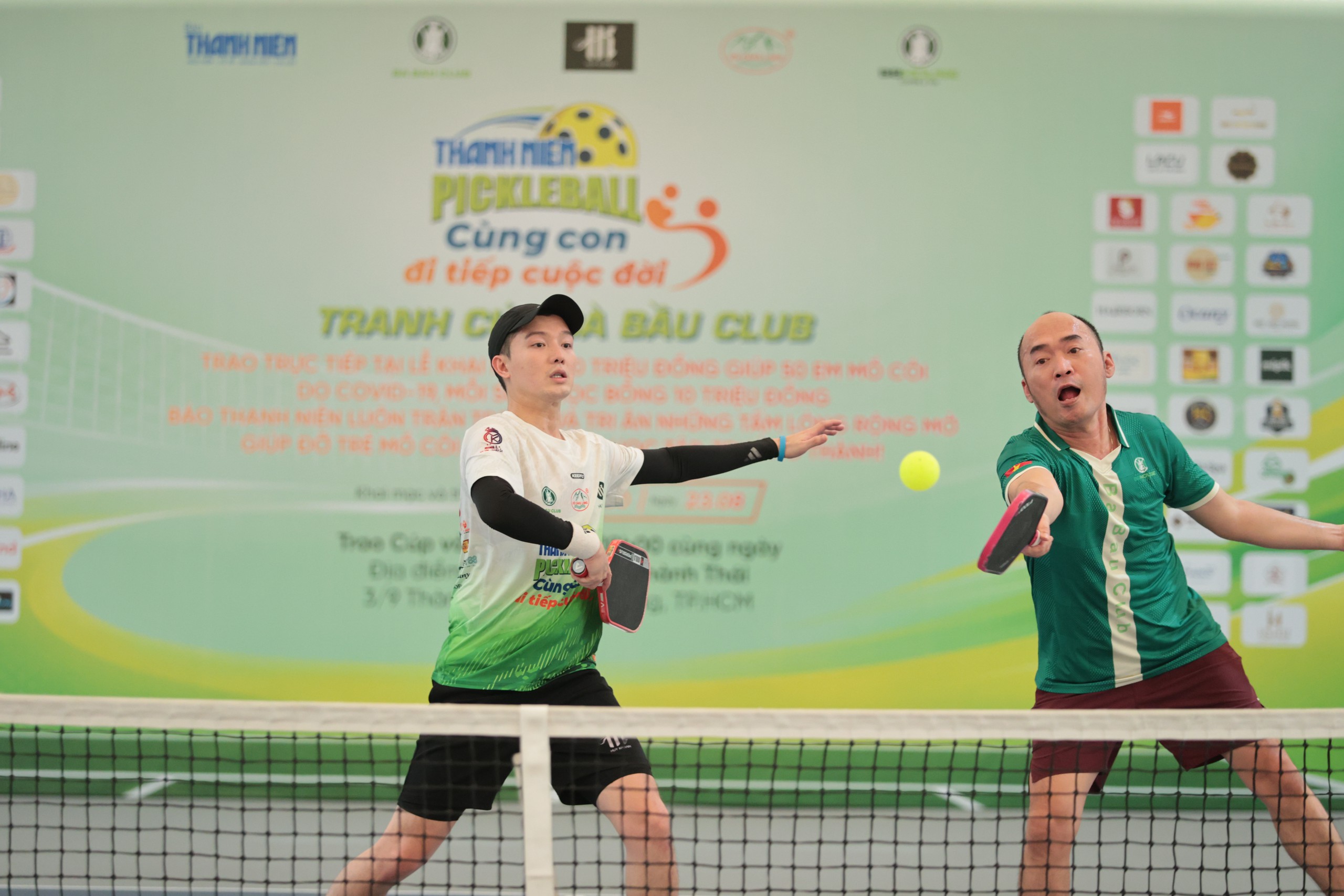 Những khoảnh khắc ấn tượng tại giải pickleball 'Cùng con đi tiếp cuộc đời' - cúp Bà Bầu Club - Ảnh 6.