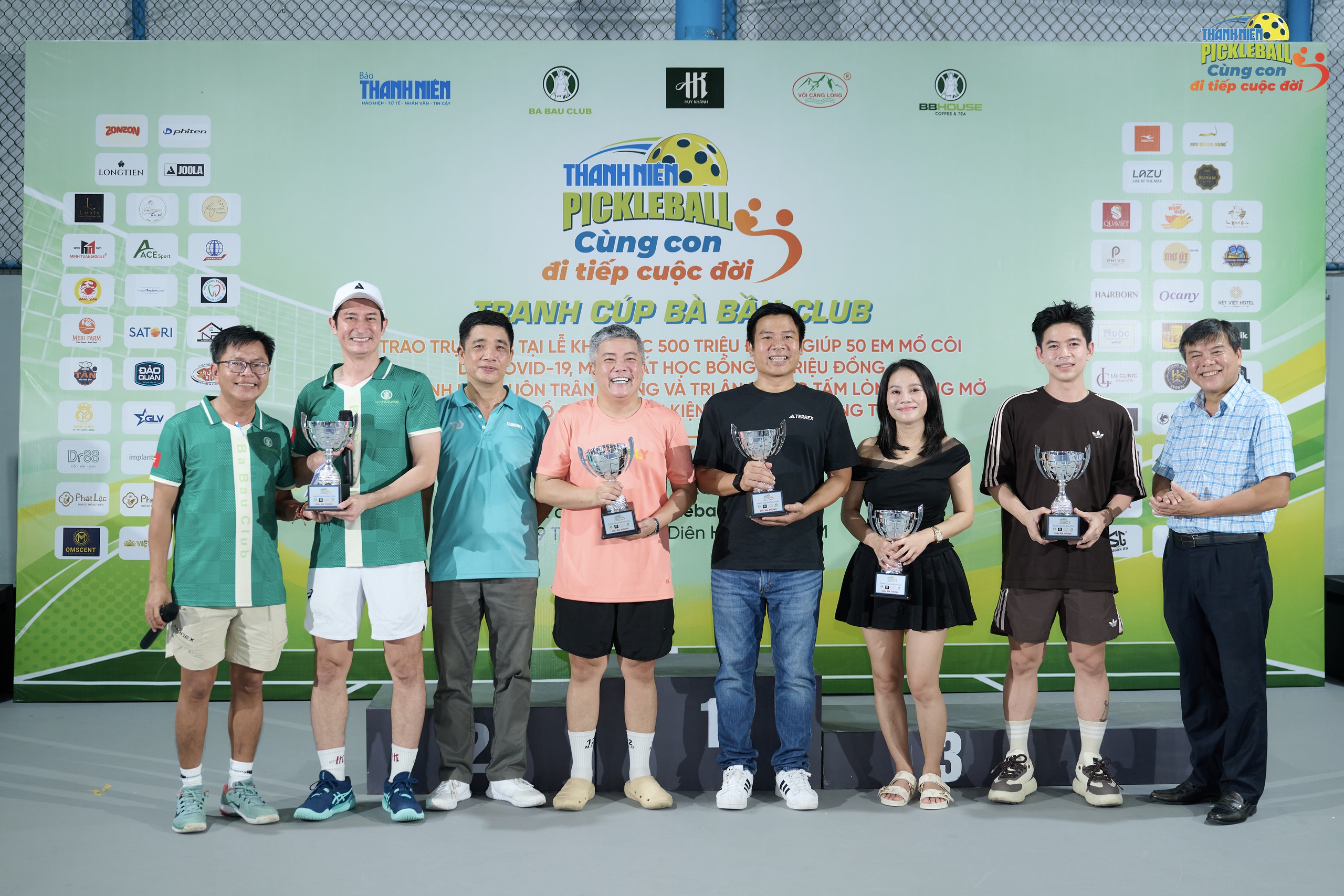 Những khoảnh khắc ấn tượng tại giải pickleball 'Cùng con đi tiếp cuộc đời' - cúp Bà Bầu Club- Ảnh 20.