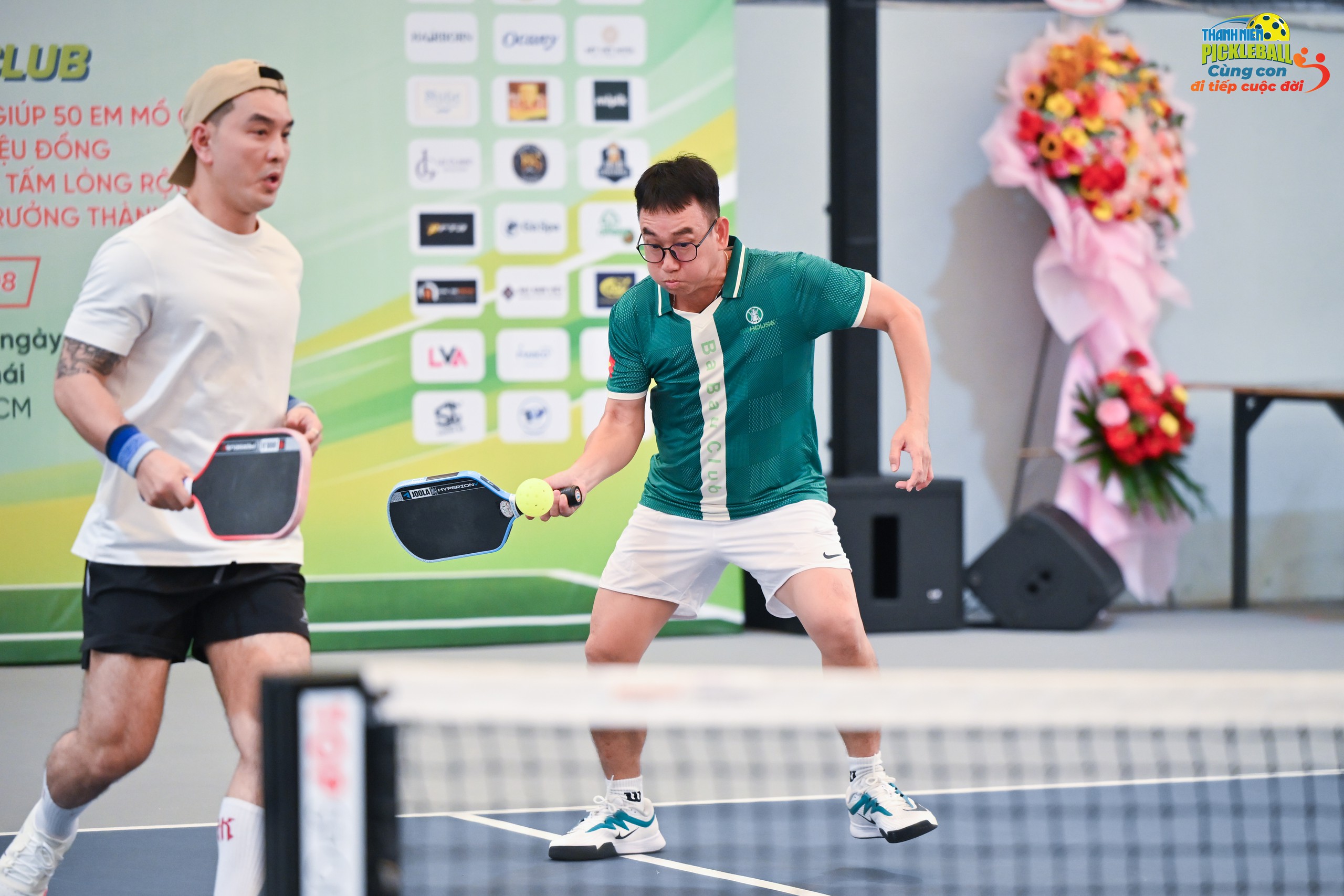 Những khoảnh khắc ấn tượng tại giải pickleball 'Cùng con đi tiếp cuộc đời' - cúp Bà Bầu Club - Ảnh 5.