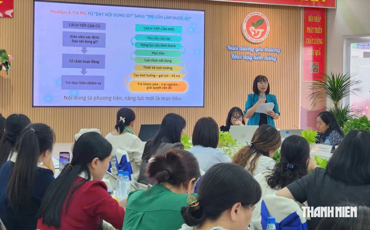 Không hình thức, giảm áp lực khi triển khai Chương trình giáo dục mầm non thí điểm - Ảnh 3.