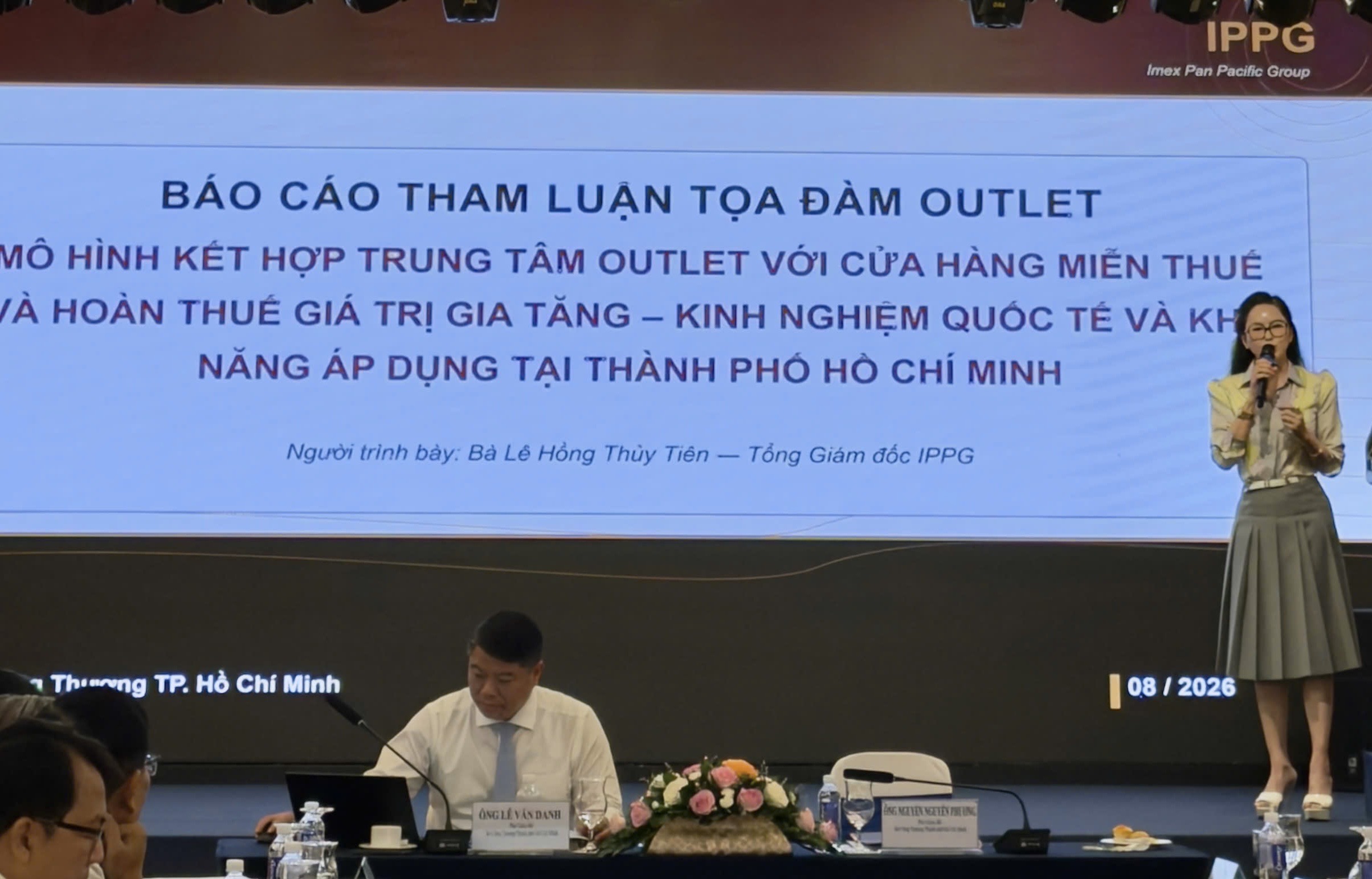 CEO Lê Hồng Thủy Tiên đề xuất cơ chế mới phát triển Premium Outlet tại TP.HCM- Ảnh 1.