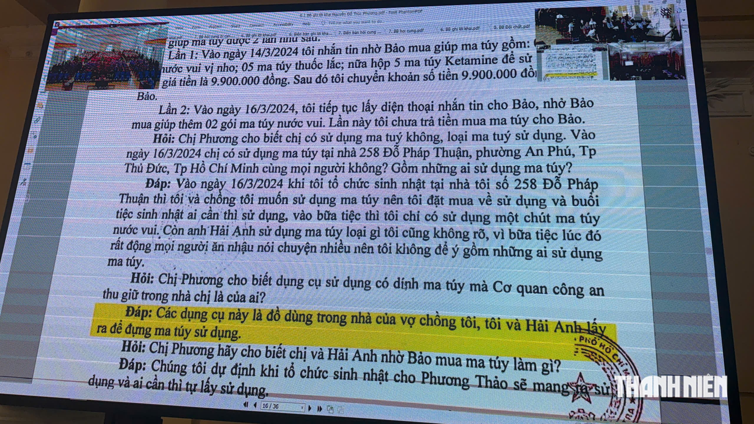 Chuyên án VN10:Viện kiểm sát trình chiếu lời khai, tài liệu đối đáp bị cáo kêu oan- Ảnh 3.