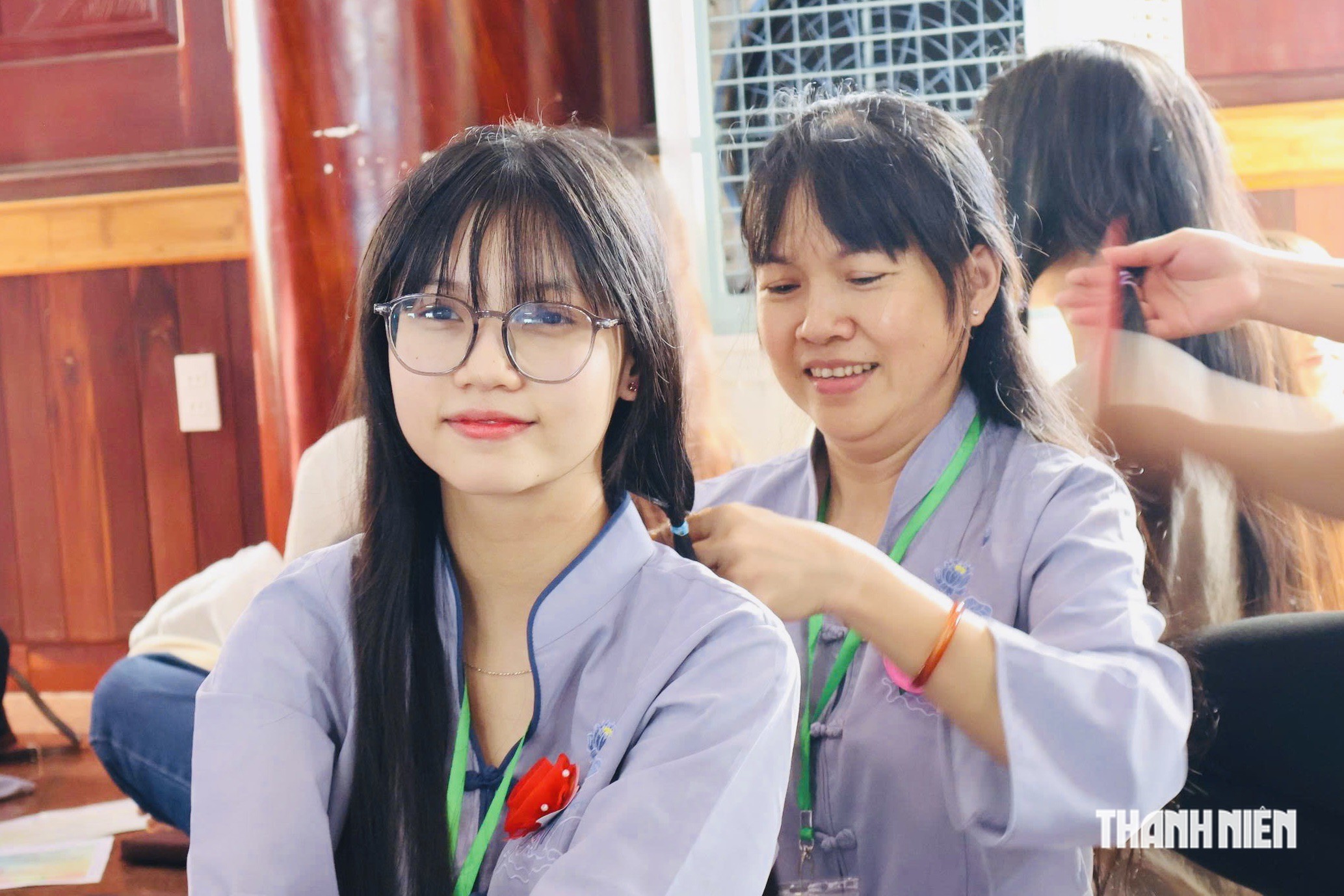 Mùa Vu Lan, về chùa Diệu Pháp ở TP.HCM hiến tóc và cầu nguyện- Ảnh 5.