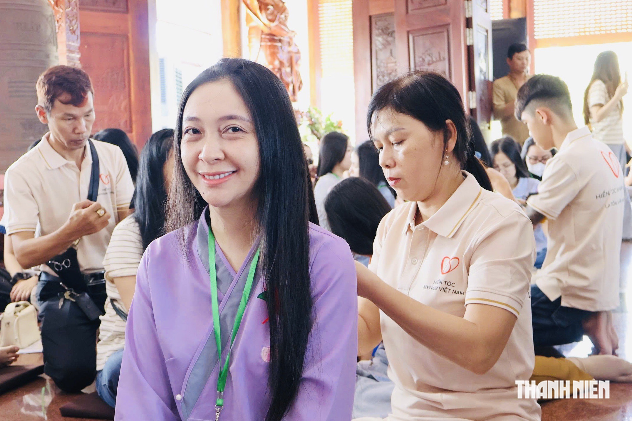 Mùa Vu Lan, về chùa Diệu Pháp ở TP.HCM hiến tóc và cầu nguyện- Ảnh 6.