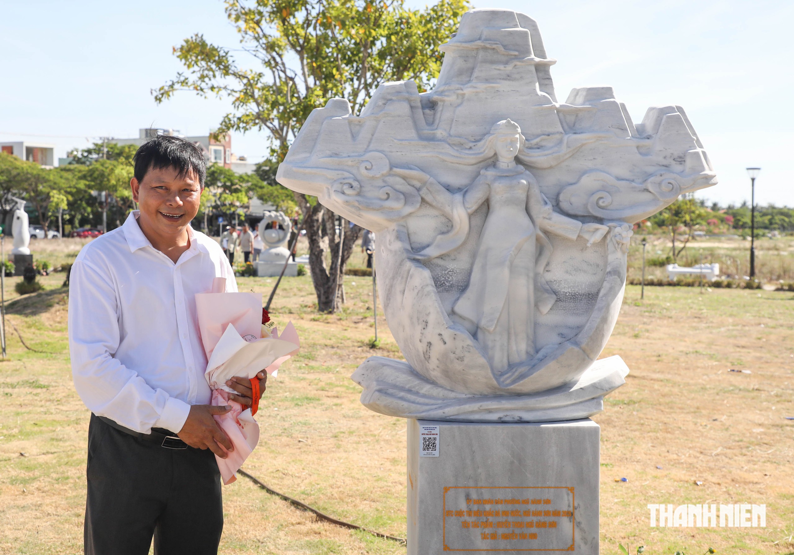 'Huyền thoại Ngũ Hành Sơn' được khắc vào đá, đoạt giải nhất cuộc thi điêu khắc- Ảnh 3.