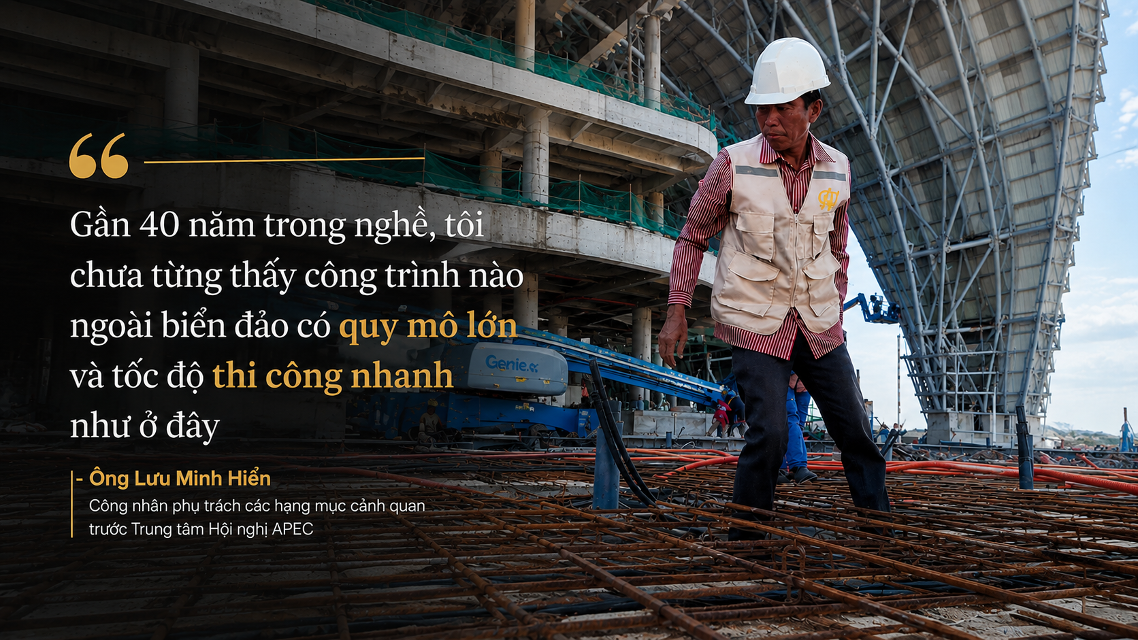 Hàng nghìn đôi bàn tay, một niềm tự hào trên đại công trường APEC 2027- Ảnh 8.