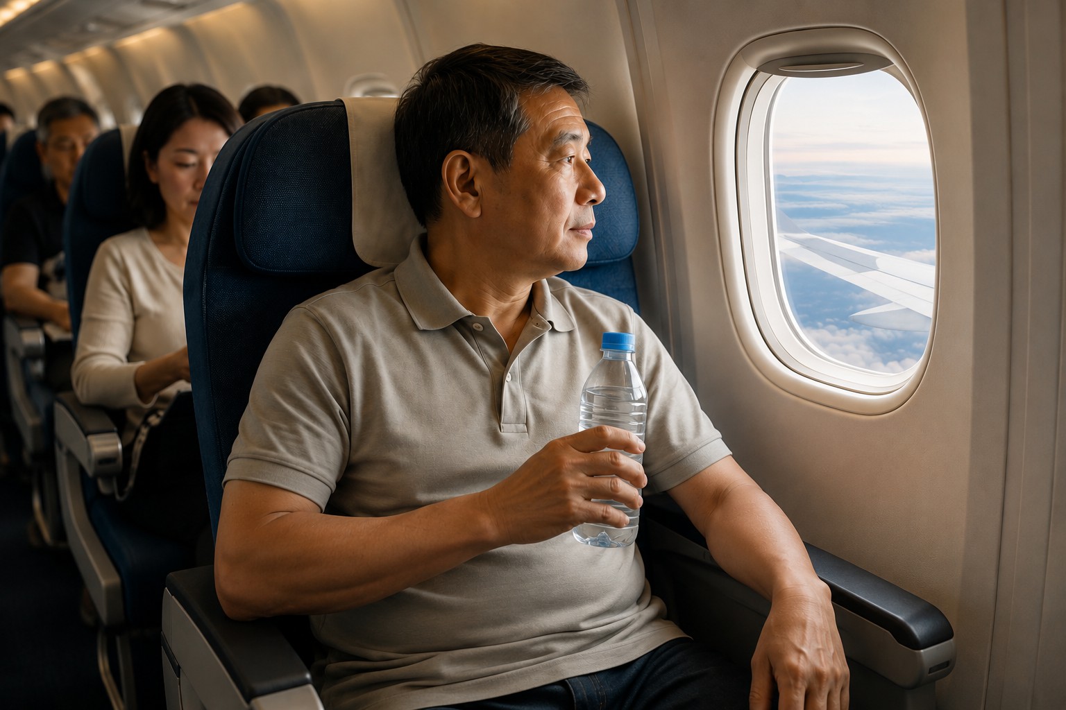 Đi máy bay dịp lễ: Người tăng huyết áp cần lưu ý gì? - Ảnh 1.