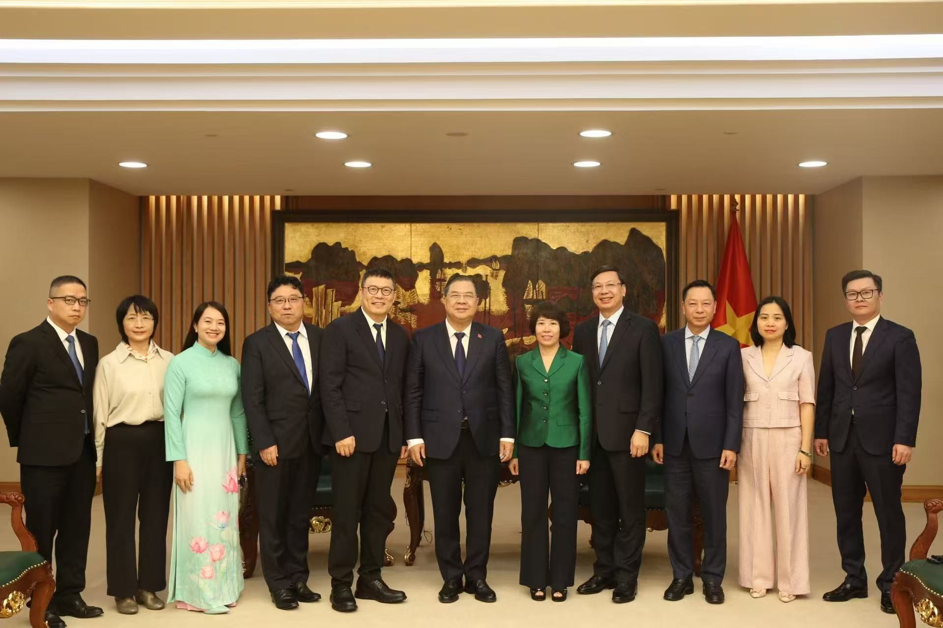 Phó thủ tướng Thường trực Phạm Gia Túc tiếp lãnh đạo Tập đoàn Texhong- Ảnh 1.