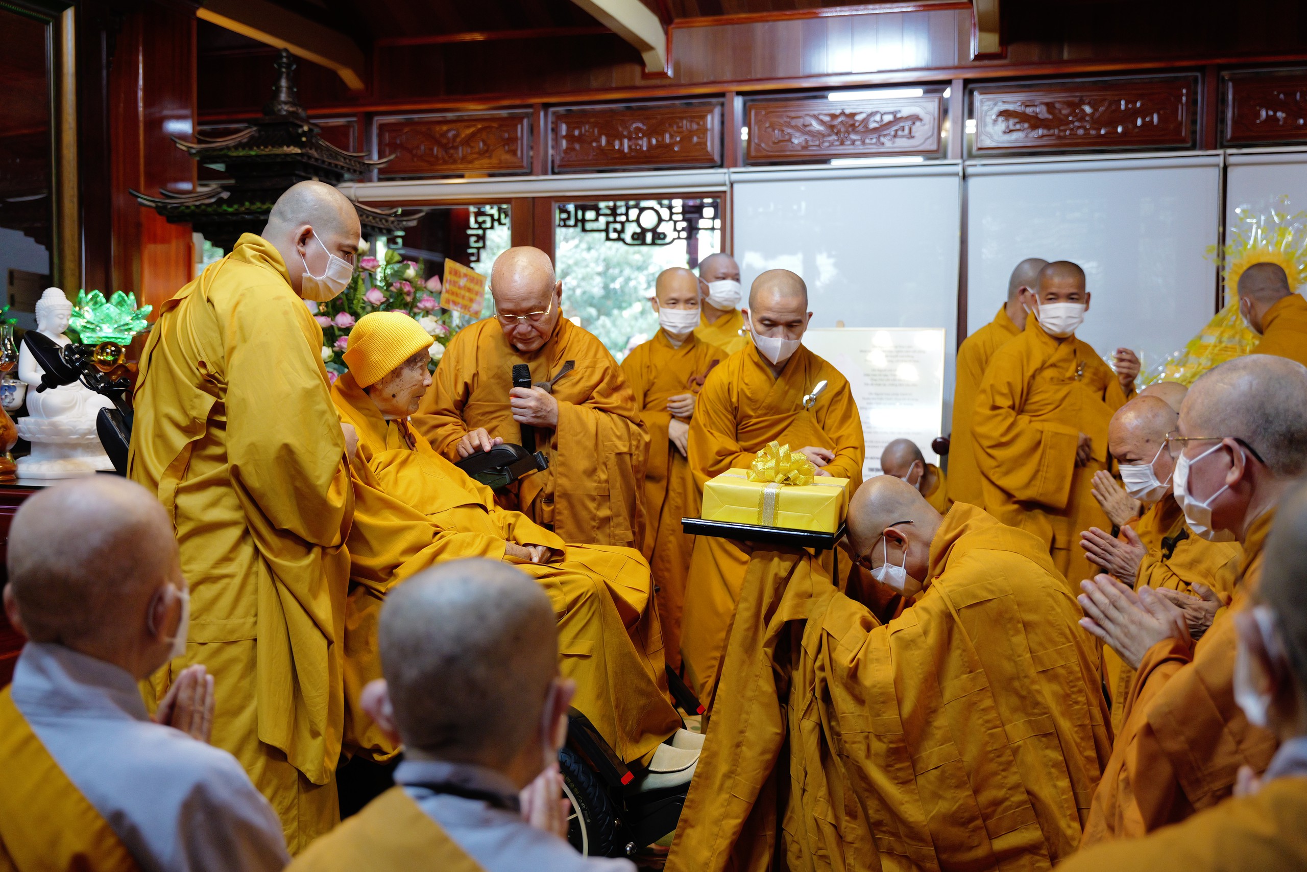 Lễ Kh&aacute;nh tuế H&ograve;a thượng Th&iacute;ch Thanh Từ, T&ocirc;ng chủ Thiền ph&aacute;i Tr&uacute;c L&acirc;m Việt Nam - Ảnh 2.