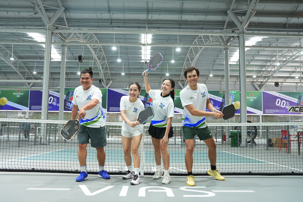 Giải pickleball phường Tân Hưng mở rộng, ra mắt 'Điểm đến du lịch thể thao Tân Hưng' - Ảnh 13.
