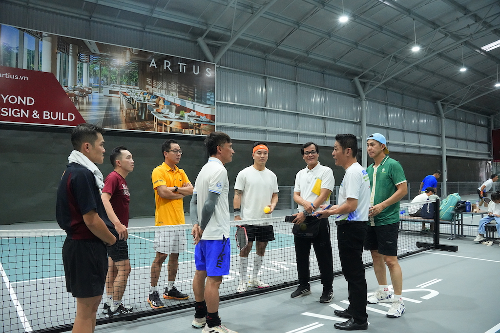 Giải pickleball phường Tân Hưng mở rộng, ra mắt 'Điểm đến du lịch thể thao Tân Hưng' - Ảnh 14.