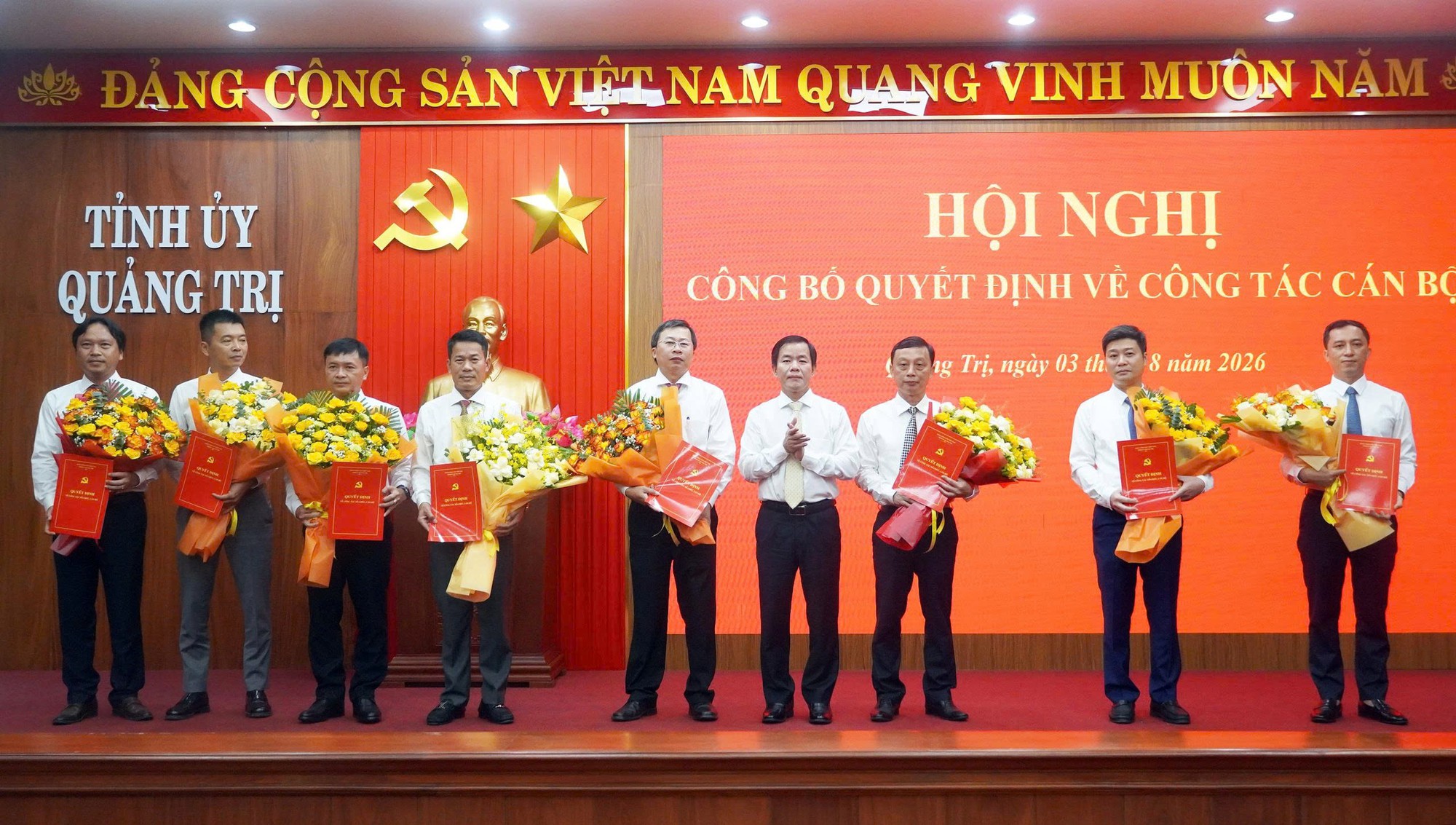 Quảng Trị điều động, bổ nhiệm 8 lãnh đạo ban quản lý dự án và địa phương- Ảnh 1.