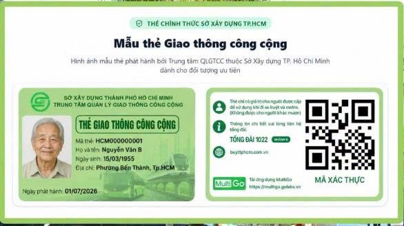 TP.HCM phát hành thẻ đi xe buýt, metro miễn phí, ai được đăng ký? - Ảnh 1.