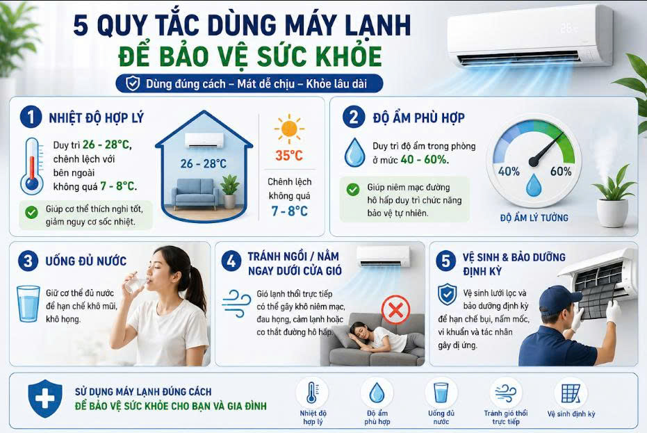 Đừng đổ lỗi cho máy lạnh: Sai lầm này mới khiến bạn dễ viêm mũi, đau họng - Ảnh 2.