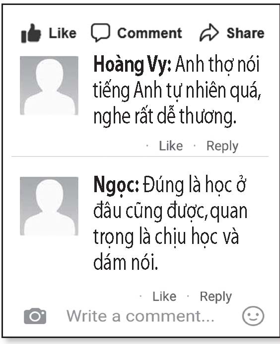 Anh thợ sửa xe nói tiếng Anh khiến nhiều người bất ngờ - Ảnh 2.