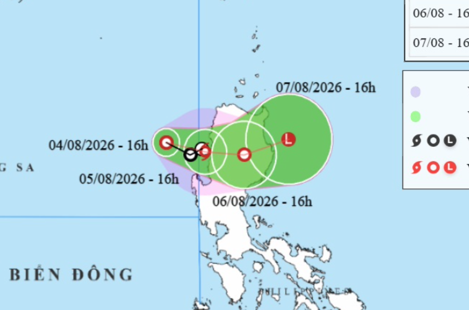 Áp thấp nhiệt đới trên Biển Đông bất ngờ 'quay xe' về hướng Philippines, vì sao?- Ảnh 1.