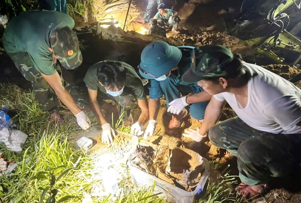 Đà Nẵng: Từ nguồn tin nhân dân, hé lộ dấu tích liệt sĩ trong hầm bí mật- Ảnh 1.