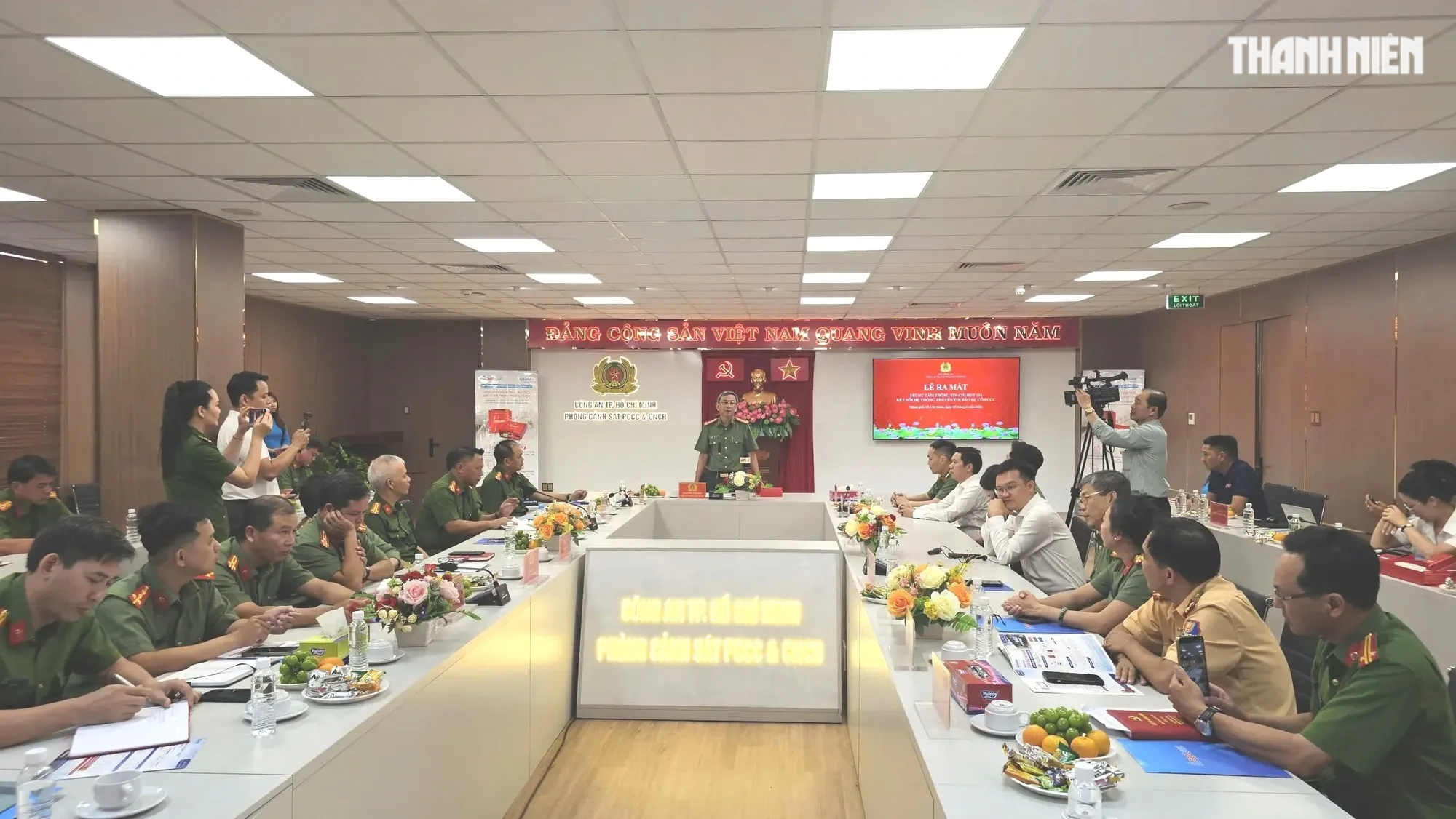 Công an TP.HCM ra mắt trung tâm thông tin chỉ huy 114 hiện đại- Ảnh 1.