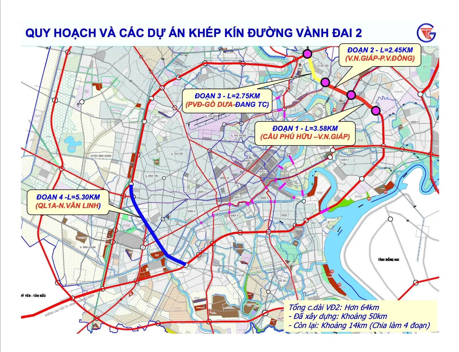 Dự án đường dài 64 km, rộng 6 - 10 làn xe ở TP.HCM khi nào xong?- Ảnh 2.