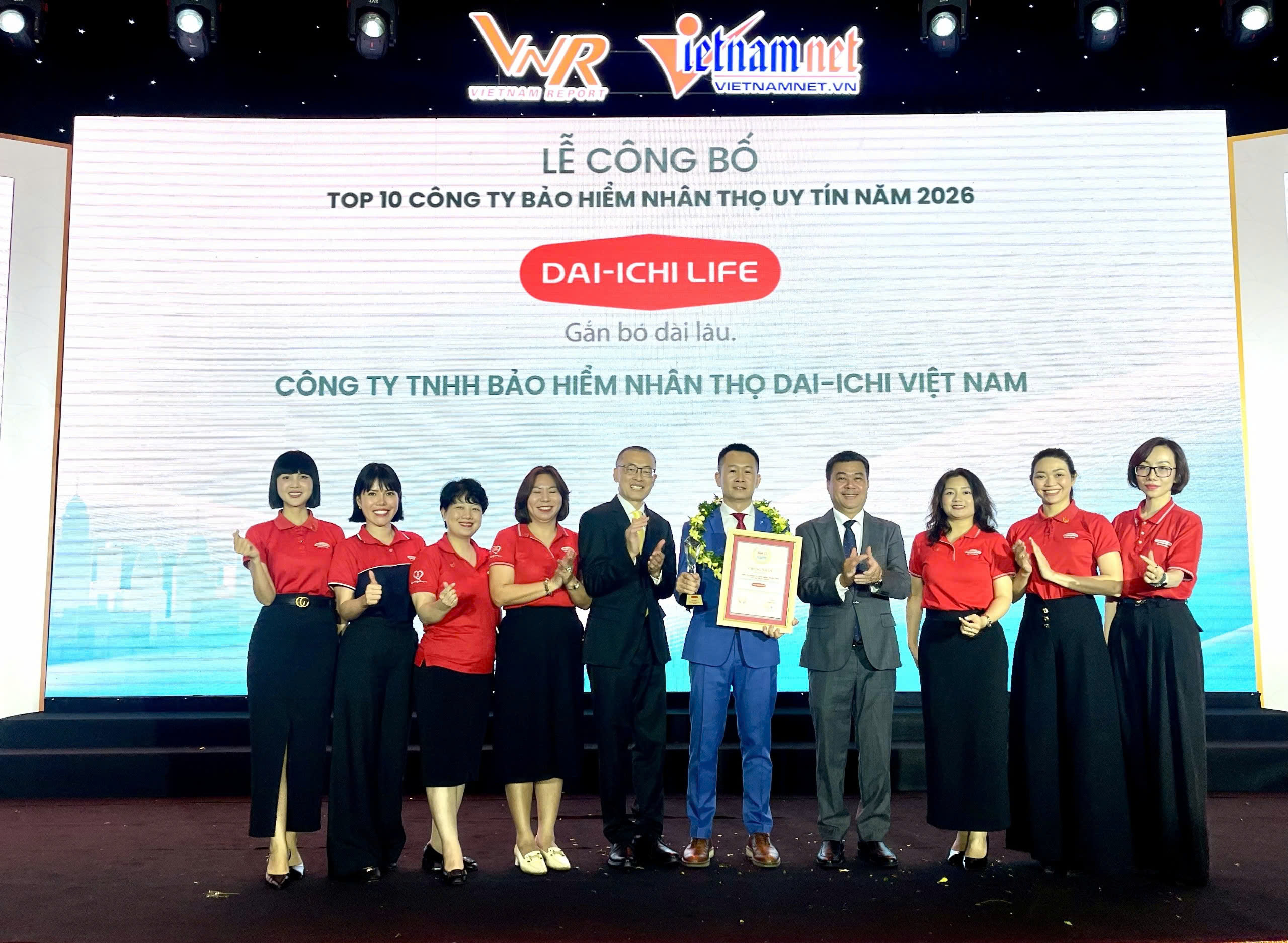 Dai-ichi Life Việt Nam đạt Top 3 công ty bảo hiểm nhân thọ uy tín 2026 - Ảnh 2.