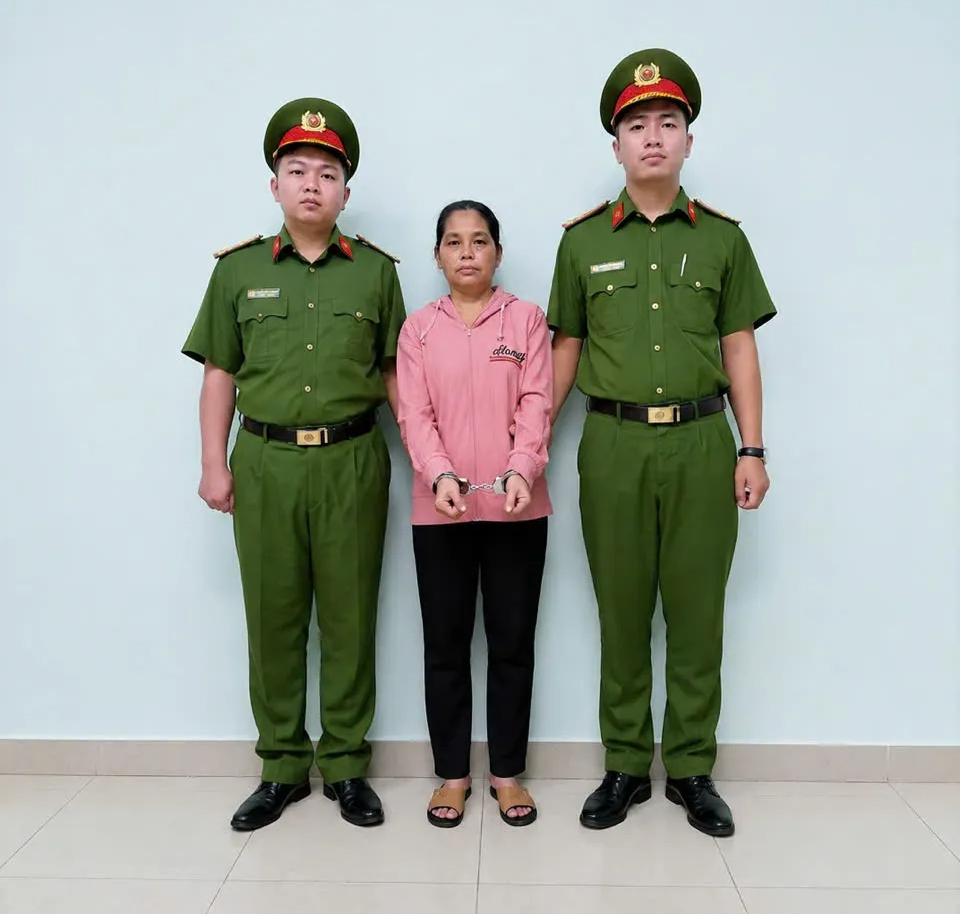 Bắt khẩn cấp bảo mẫu có hành vi bạo hành trẻ em ở mầm non Lá Xanh- Ảnh 1.
