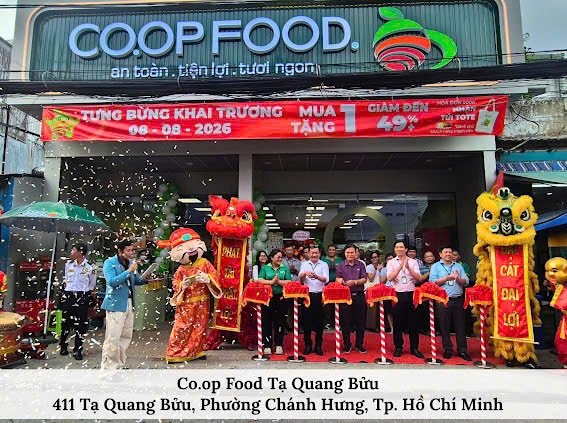 Co.op Food đồng loạt khai trương và nâng cấp 9 cửa hàng- Ảnh 1.