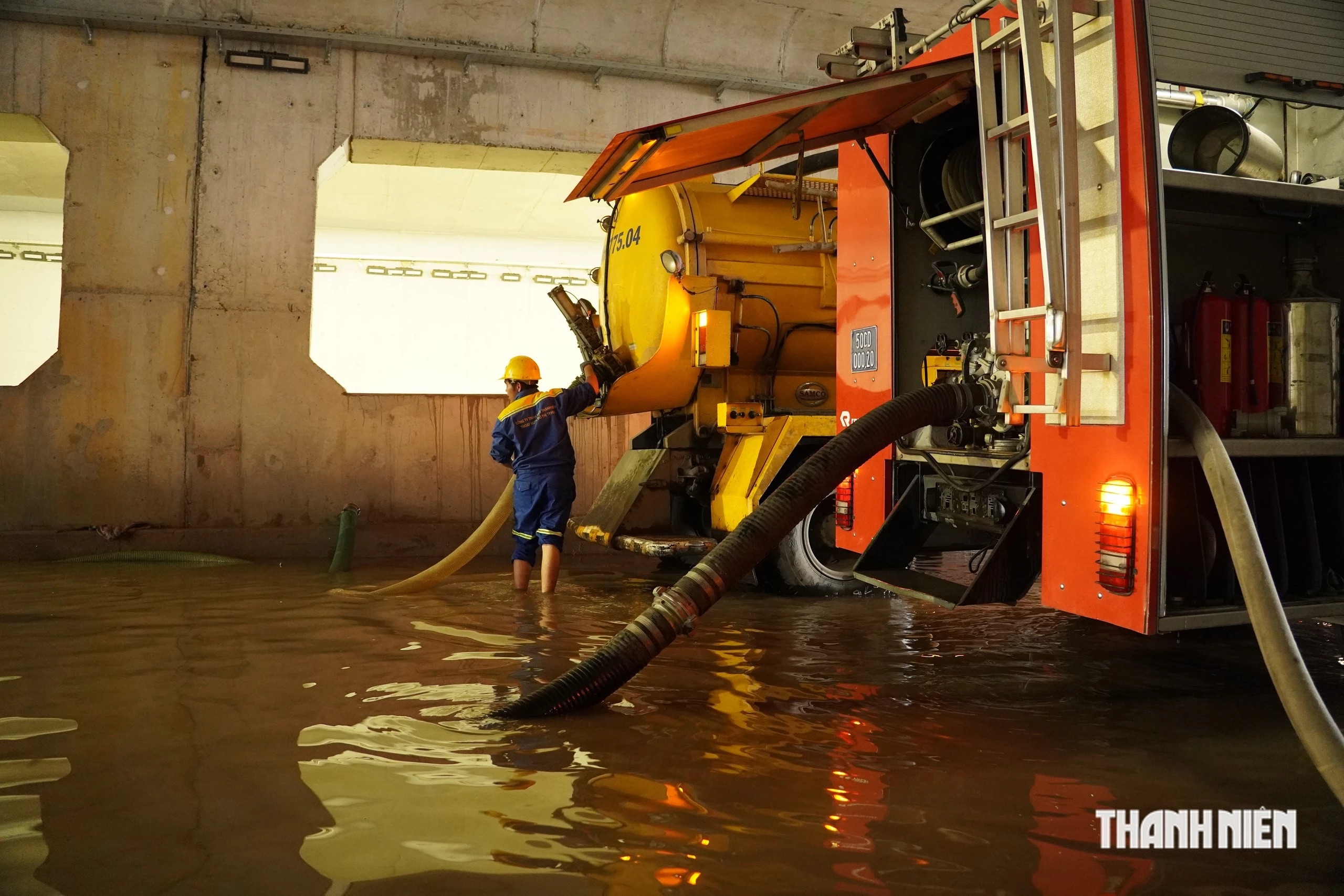Hầm chui nút giao An Phú ngập sâu, chủ đầu tư nói gì?- Ảnh 1.
