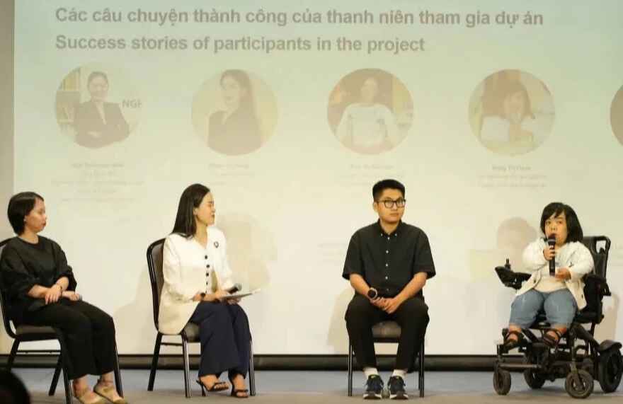 Mô hình quay vòng sinh kế của cô gái khuyết tật - Ảnh 1.