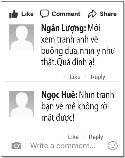 Chàng họa sĩ vẽ buồng dừa, bắp chuối… như thật - Ảnh 6.