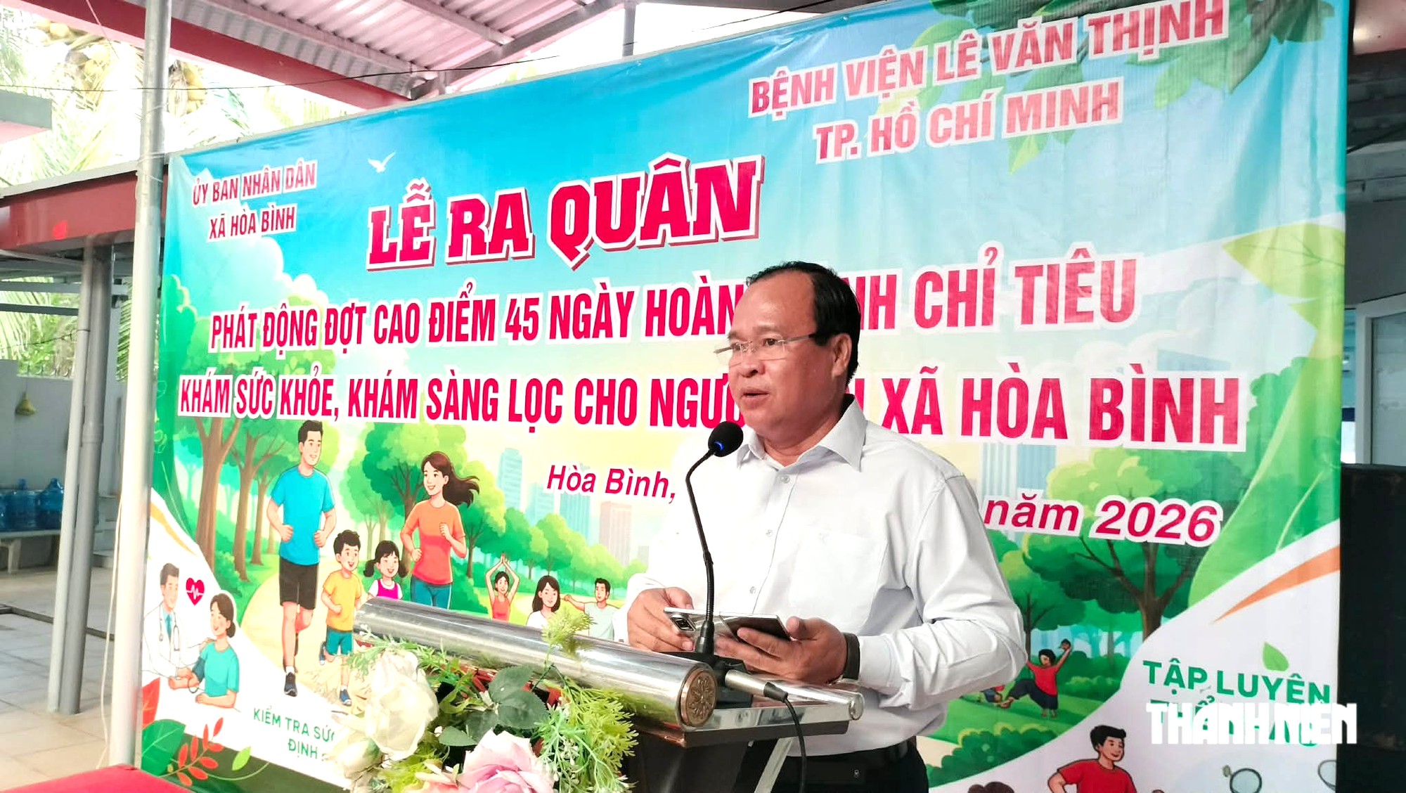 Cà Mau đặt mục tiêu mỗi người dân được khám sức khỏe mỗi năm  - Ảnh 1.