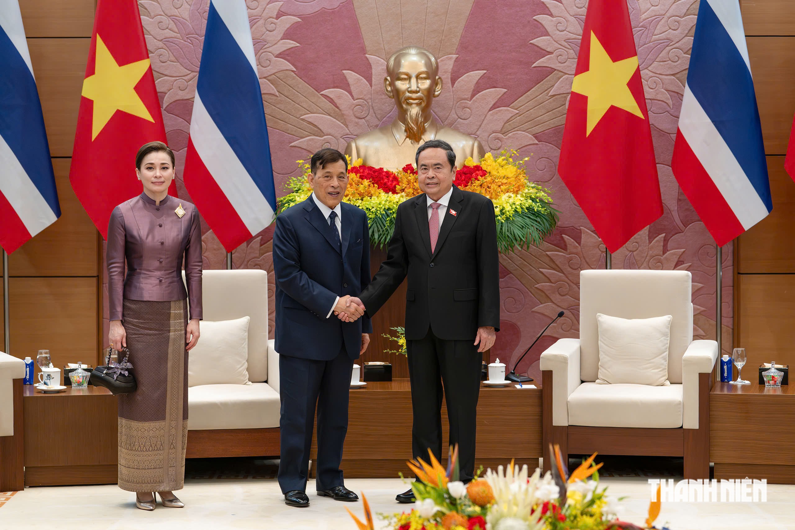 Chủ tịch Quốc hội Trần Thanh Mẫn hội kiến Nh&agrave; vua Th&aacute;i Lan Maha Vajiralongkorn- Ảnh 1.