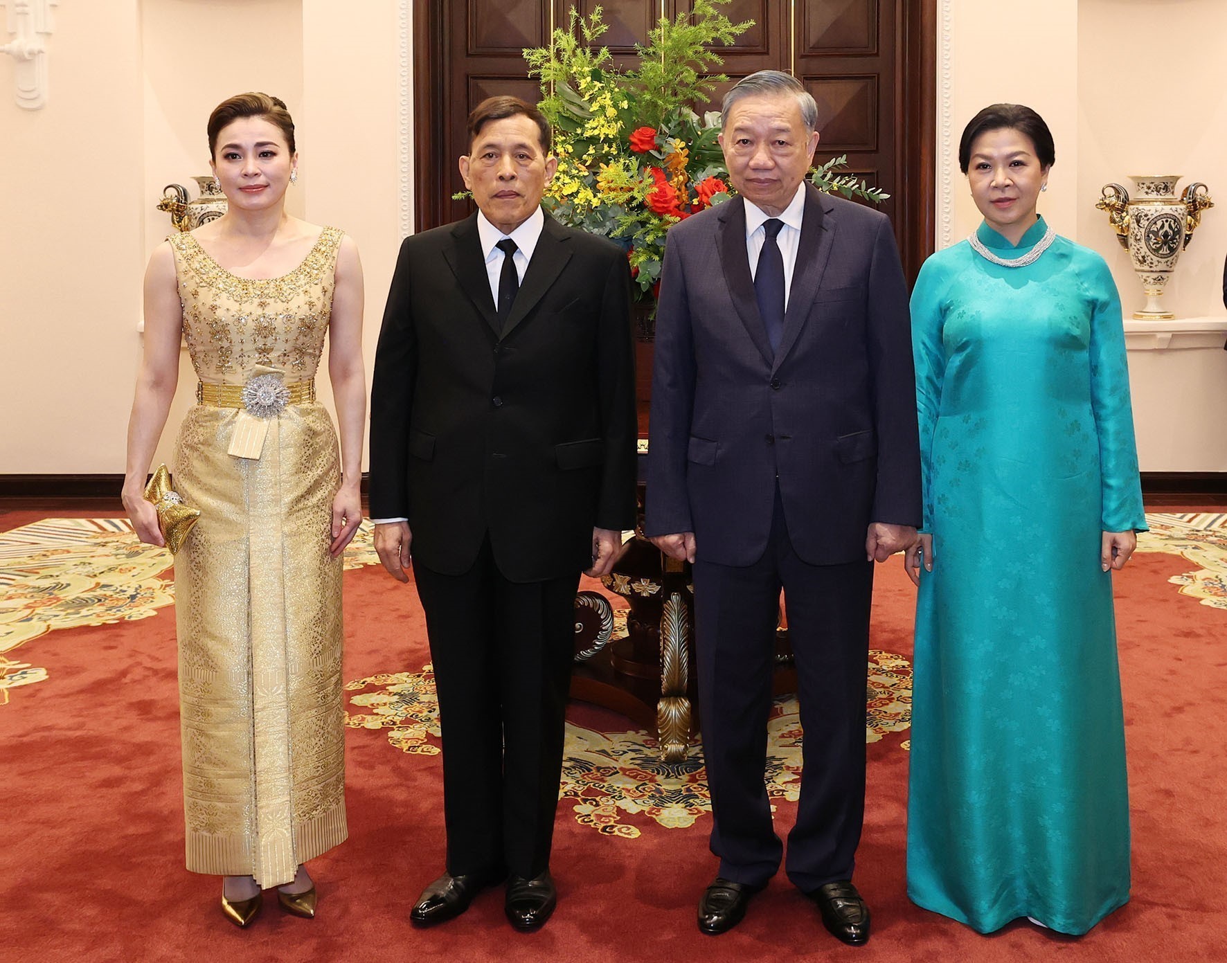 Tổng Bí thư, Chủ tịch nước Tô Lâm chủ trì tiệc chiêu đãi Nhà vua Thái Lan- Ảnh 1.