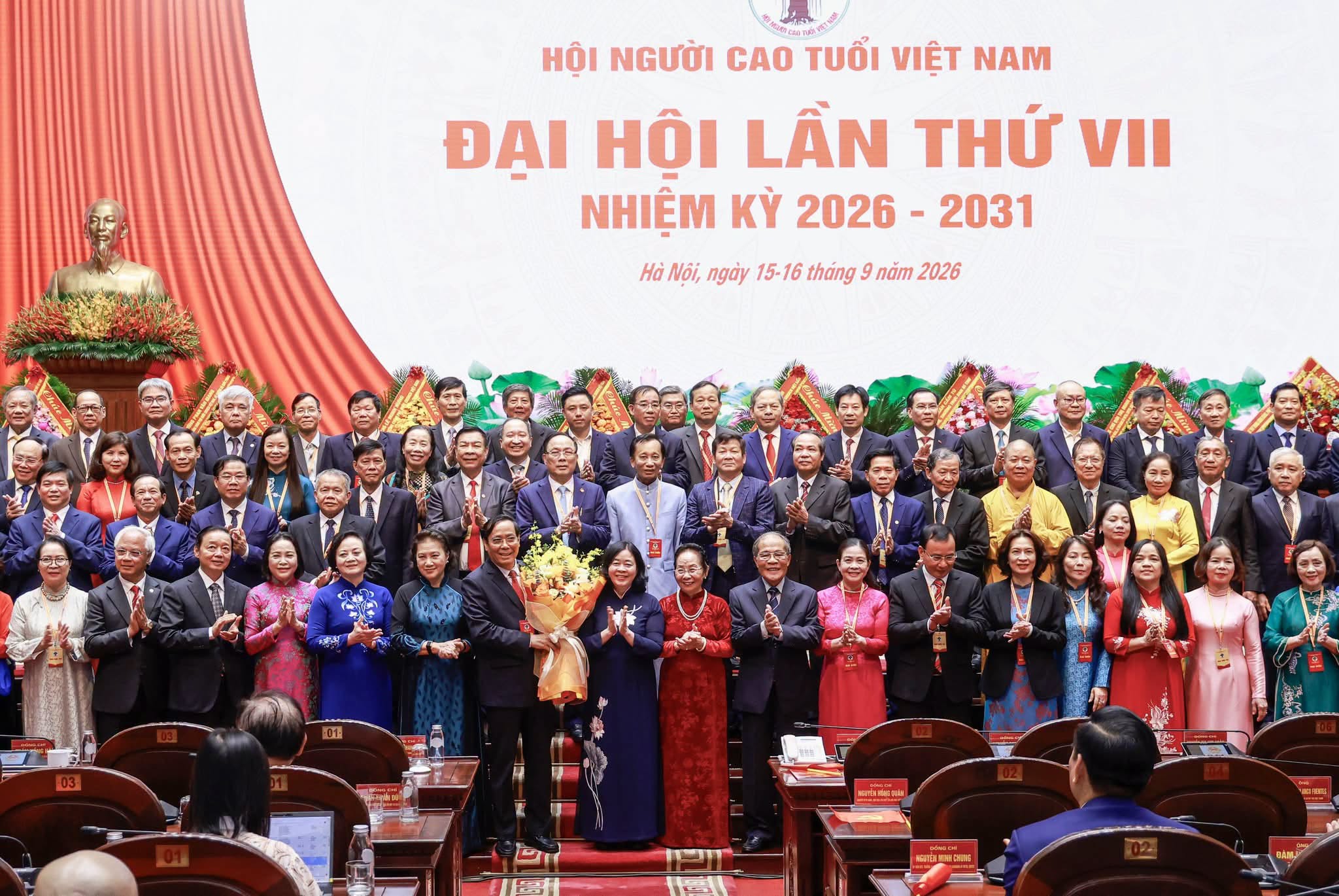 Ông Nguyễn Thanh Bình tái cử đắc cử Chủ tịch Hội Người cao tuổi Việt Nam- Ảnh 1.
