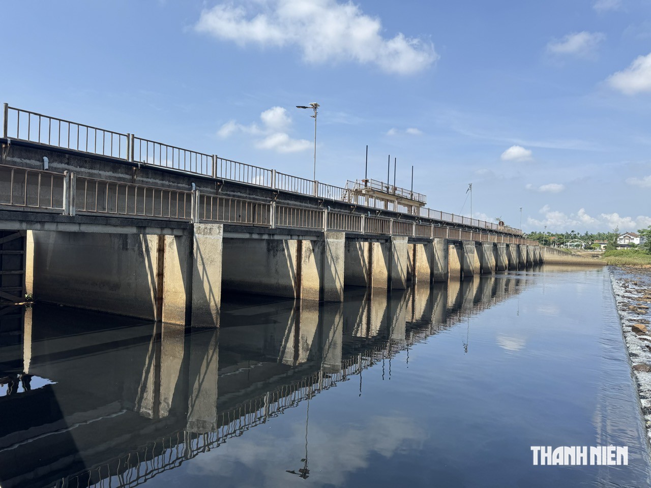 Cá chết bất thường ở đập ngăn mặn Đức Lợi, cơ quan chức năng vào cuộc - Ảnh 5.