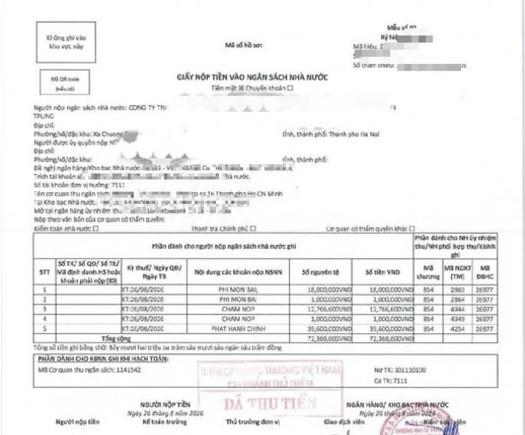 Bài 2: Nộp hơn 70 triệu tiền phạt, doanh nghiệp vẫn chưa giải thể được- Ảnh 1.