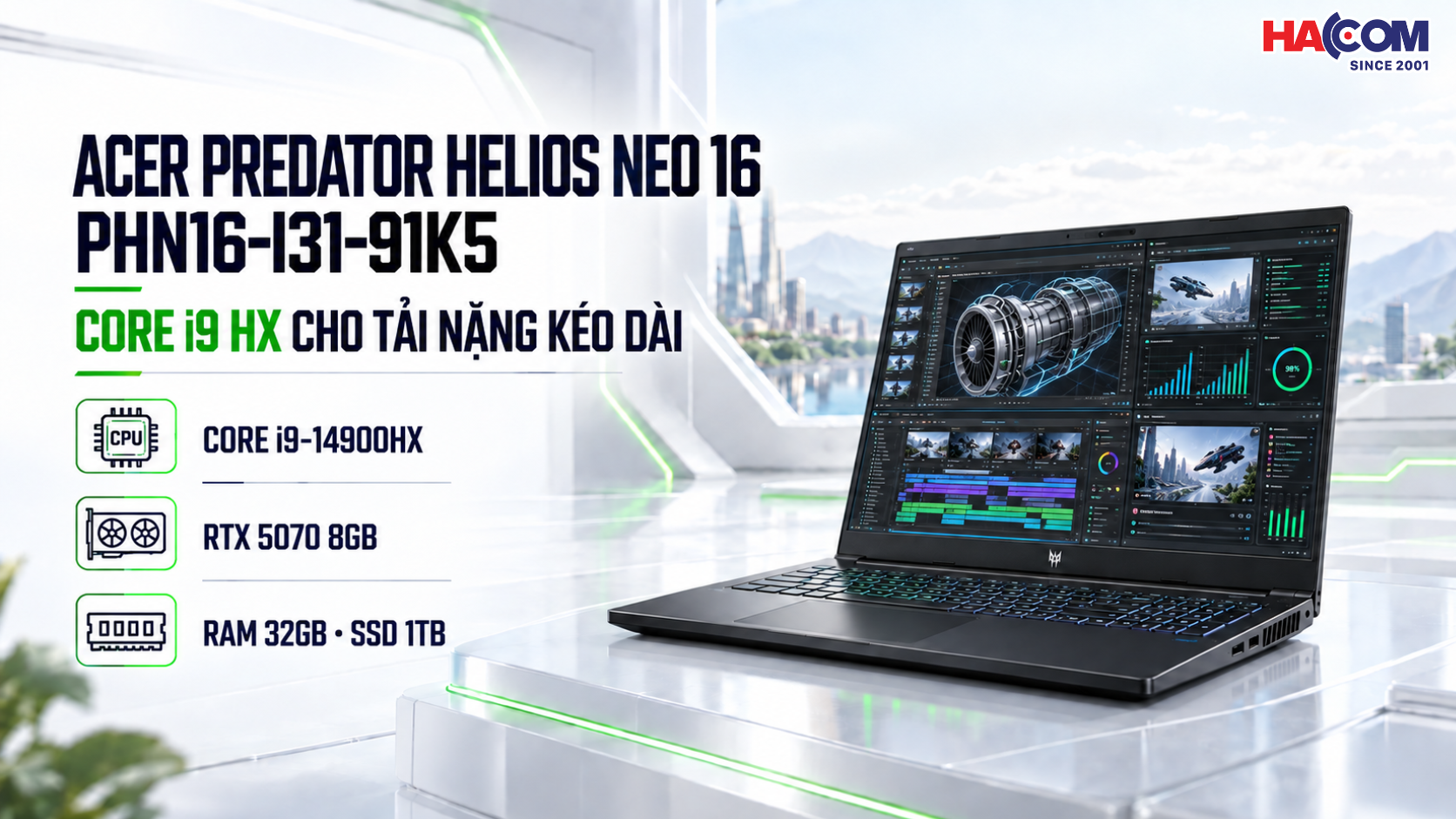 Laptop Acer RTX 5070: 5 cấu hình cho gaming, sáng tạo và công việc chuyên sâu - Ảnh 3.
