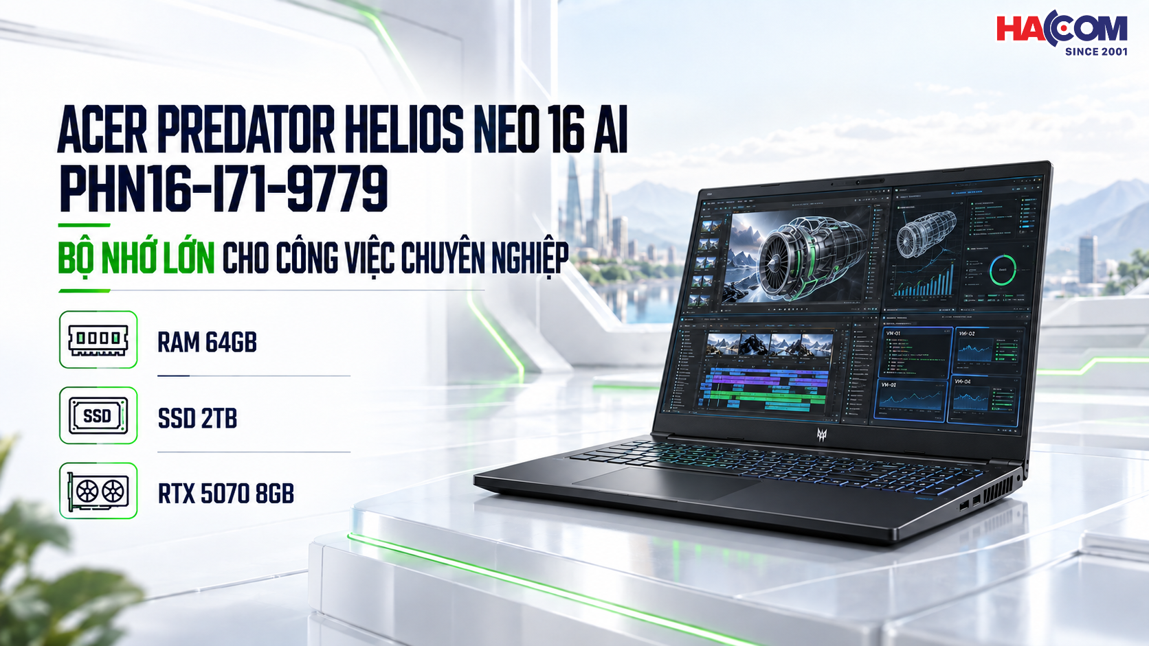 Laptop Acer RTX 5070: 5 cấu hình cho gaming, sáng tạo và công việc chuyên sâu - Ảnh 4.