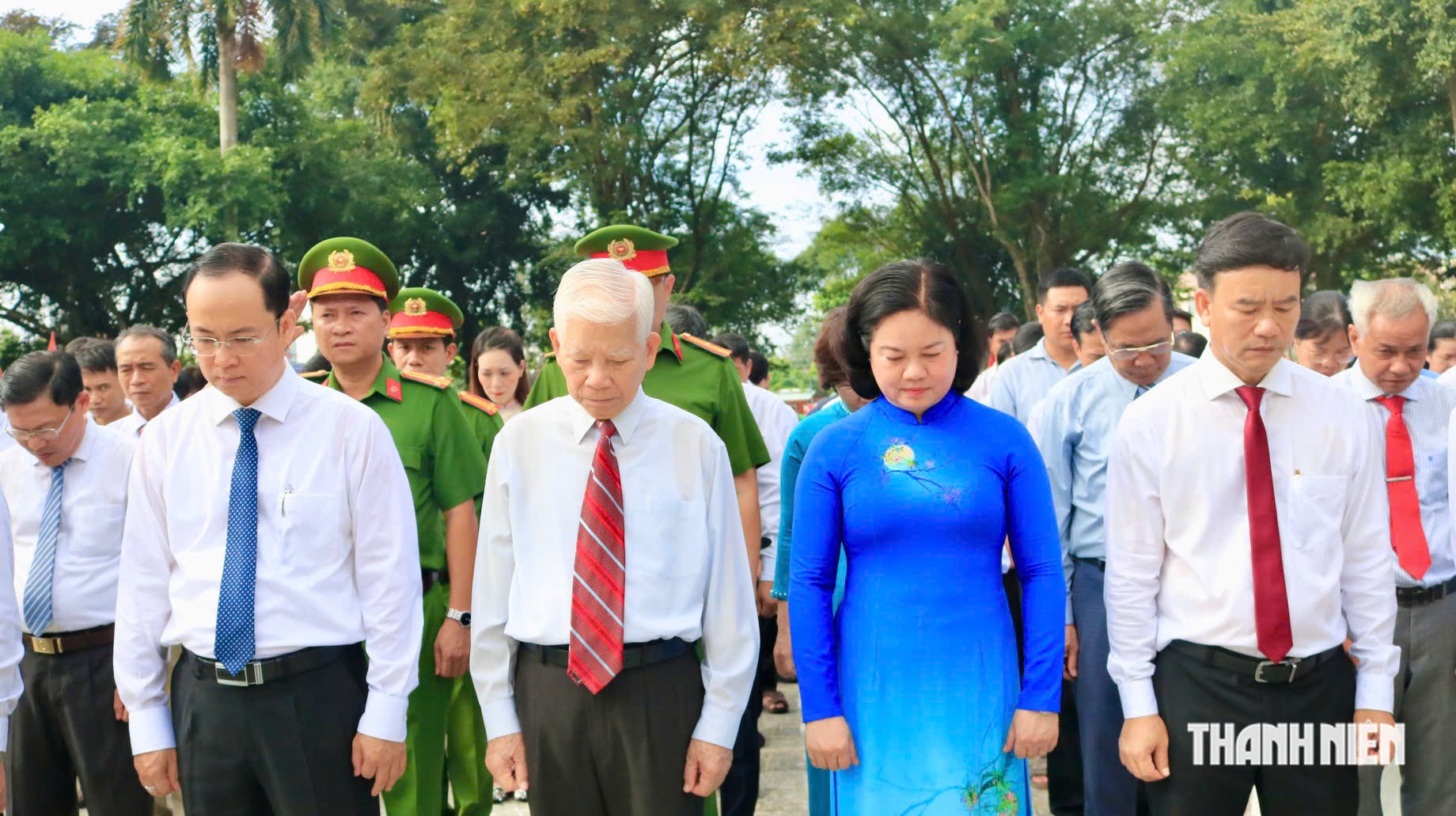 Nguyên Chủ tịch nước Nguyễn Minh Triết dự kỷ niệm 65 năm chiến thắng Phước Thành - Ảnh 2.