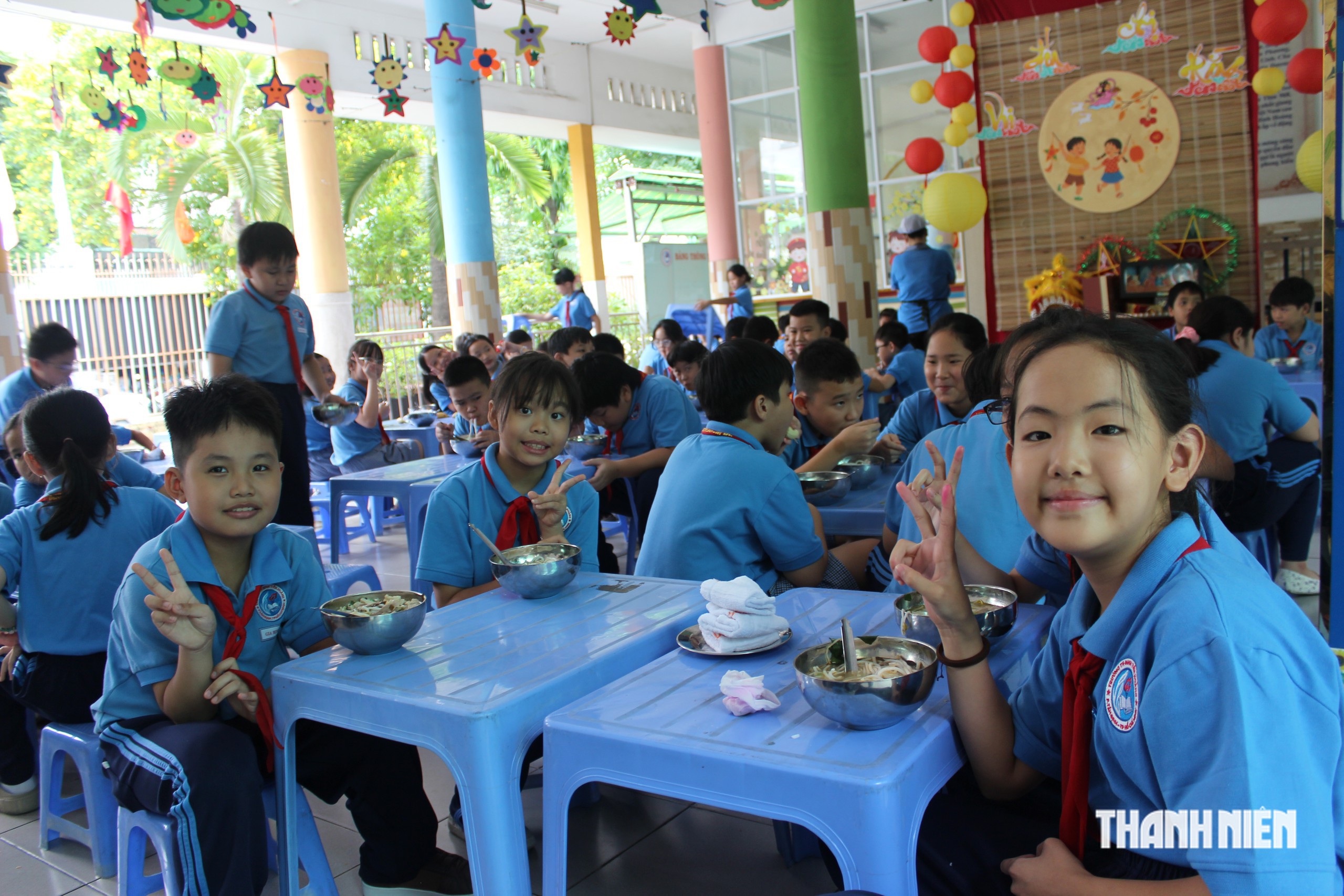 Bữa ăn bán trú 40.000 đồng của trường 106 năm tuổi ở TP.HCM - Ảnh 17.