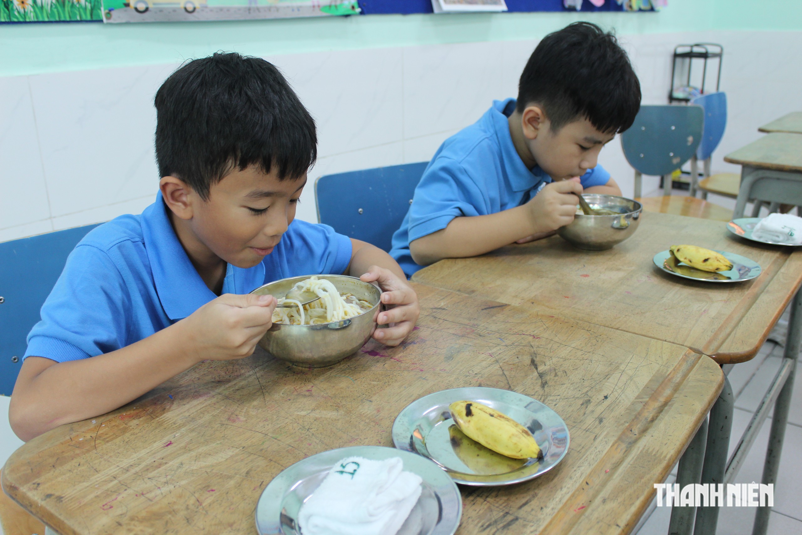 Bữa ăn bán trú 40.000 đồng của trường 106 năm tuổi ở TP.HCM - Ảnh 13.