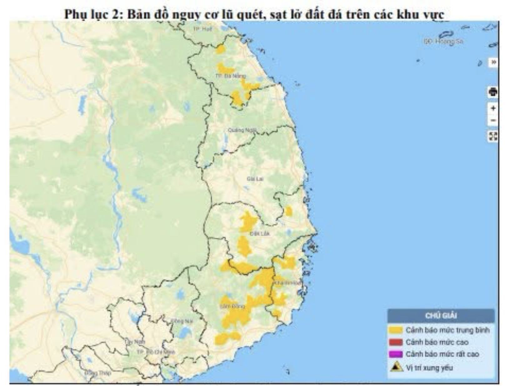 Cảnh báo lũ quét, sạt lở tại 68 xã, phường ở Đắk Lắk, Khánh Hòa, Lâm Đồng- Ảnh 1.